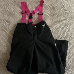 Gerry Weber Black and Pink Snow Bibs with base layer